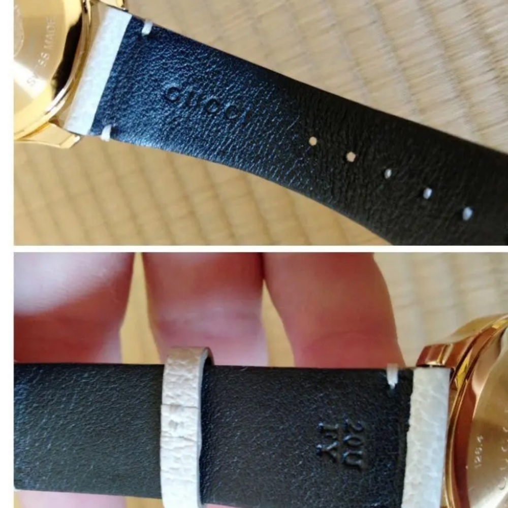 Beautiful WHITE Quartz Gucci Luxury Highend Watch with Swiss Movements - Picture 6 of 6